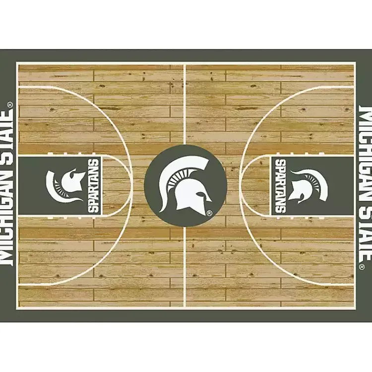 Kirklands Home Michigan State Courtside Area Rug, 4x6 Online