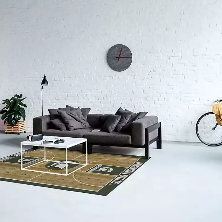 Kirklands Home Michigan State Courtside Area Rug, 4x6 Online