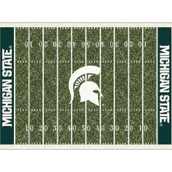 Kirklands Home Michigan State Home Field Area Rug, 6x8 Green Online