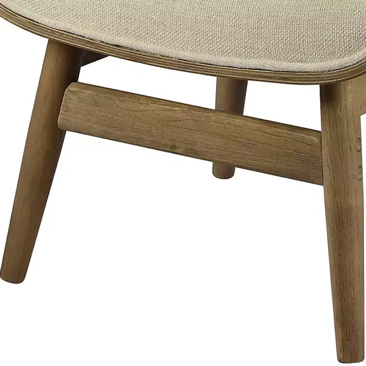 Kirklands Home Mid-Century Modern Saddle Seat Ottoman