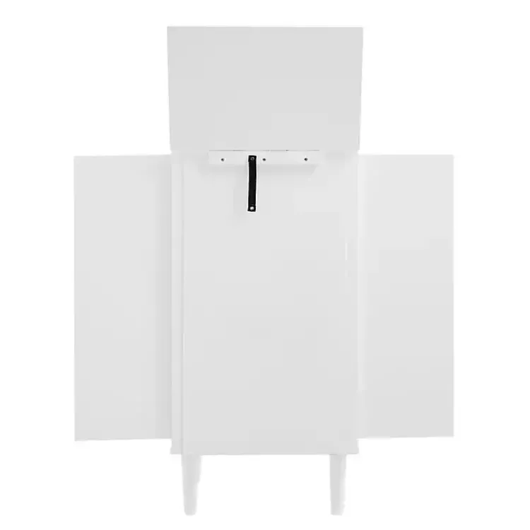 Kirklands Home Mid-Century Modern Jewelry Armoire White New
