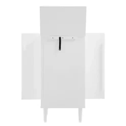 Kirklands Home Mid-Century Modern Jewelry Armoire White New