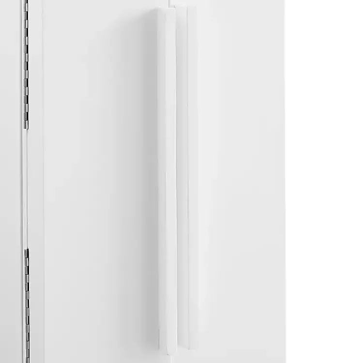 Kirklands Home Mid-Century Modern Jewelry Armoire White New