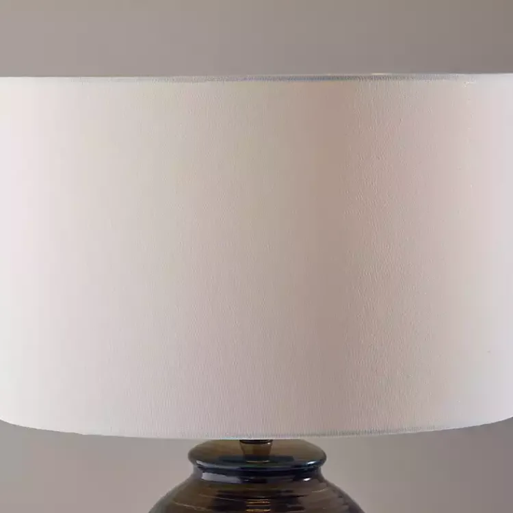 Kirklands Home Midnight Ribbed Alexis Table Lamp Blue Hot