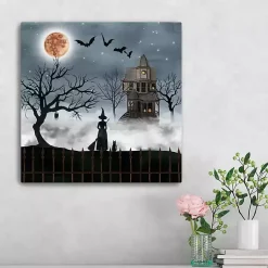 Halloween>Kirklands Home Midnight Mansion Canvas Art Print