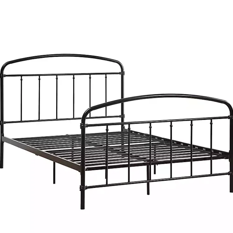 Kirklands Home Midnight Vintage Arch Full Bed Frame Black Sale