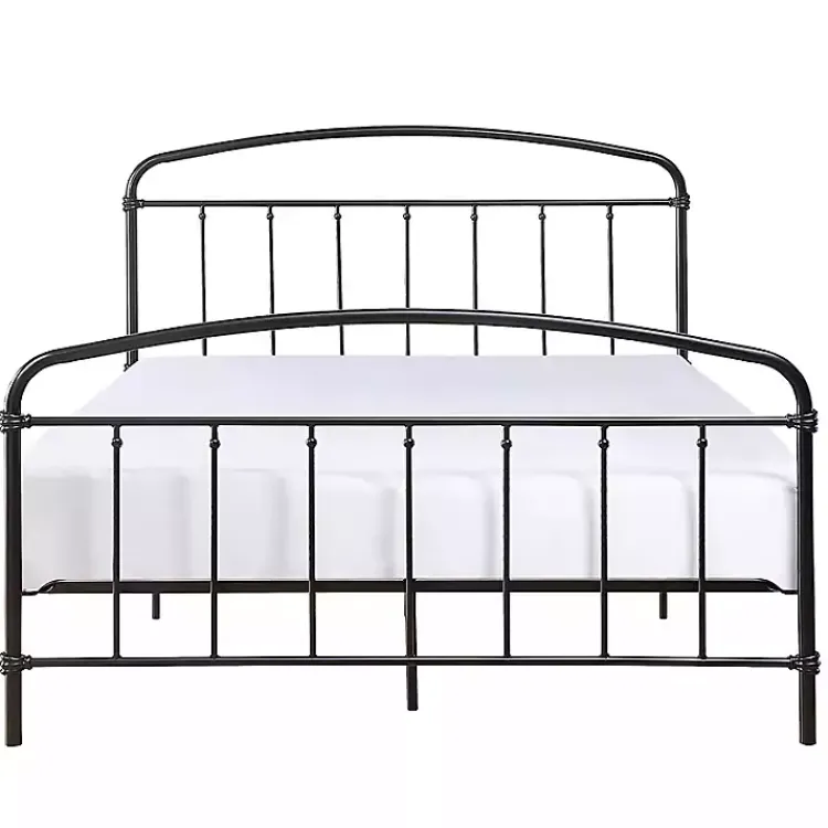 Kirklands Home Midnight Vintage Arch Queen Bed Frame Black New