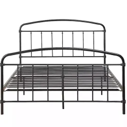 Kirklands Home Midnight Vintage Arch Queen Bed Frame Black New