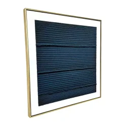 Kirklands Home Midnight Waves Framed Canvas Art Print Blue Discount