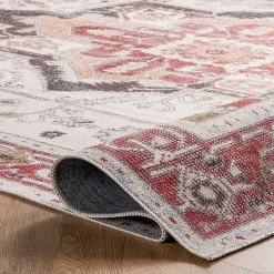 Kirklands Home Miley Traditional Medallion Washable Area Rug, 4x6 Discount