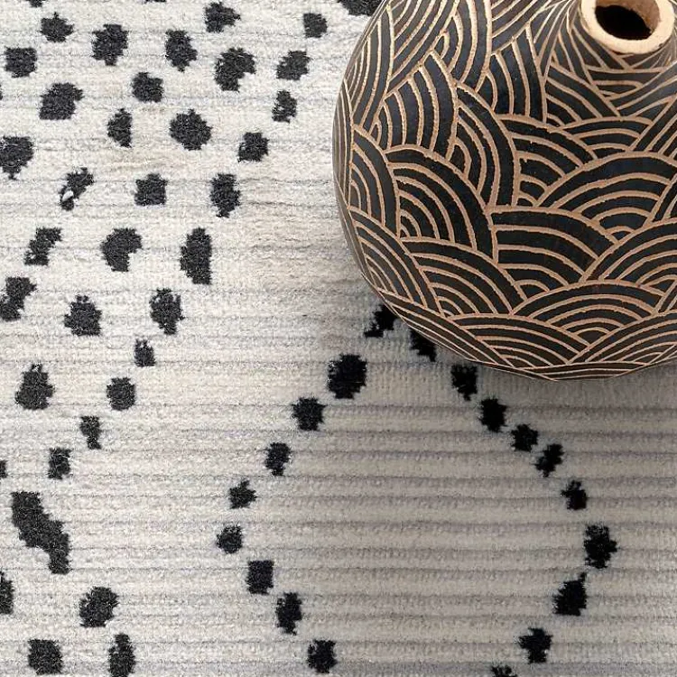 Kirklands Home Millie Dotted Diamond Area Rug, 8x10 Online