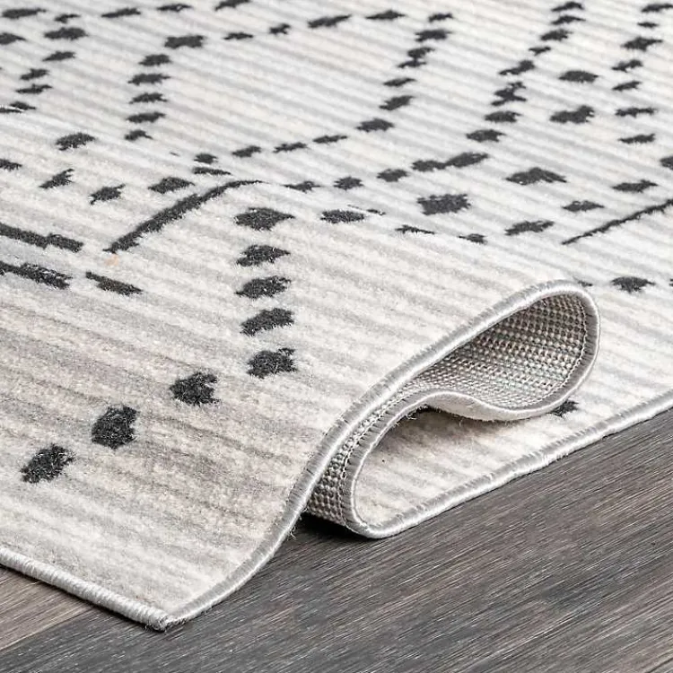Kirklands Home Millie Dotted Diamond Area Rug, 8x10 Online