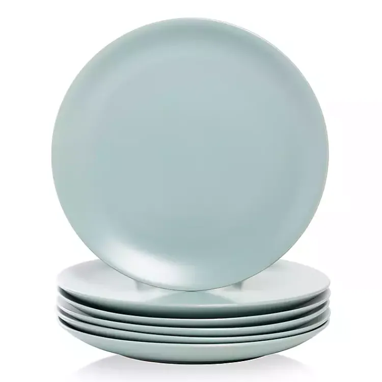 Kirklands Home Mineral Classic Coupe Dinner Plates, Set of 6 Blue Online