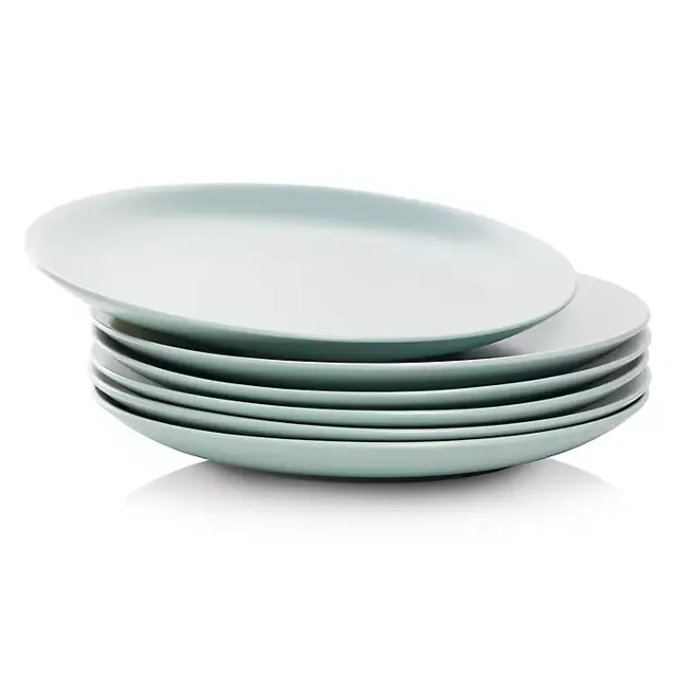 Kirklands Home Mineral Classic Coupe Dinner Plates, Set of 6 Blue Online