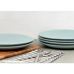 Kirklands Home Mineral Classic Coupe Dinner Plates, Set of 6 Blue Online