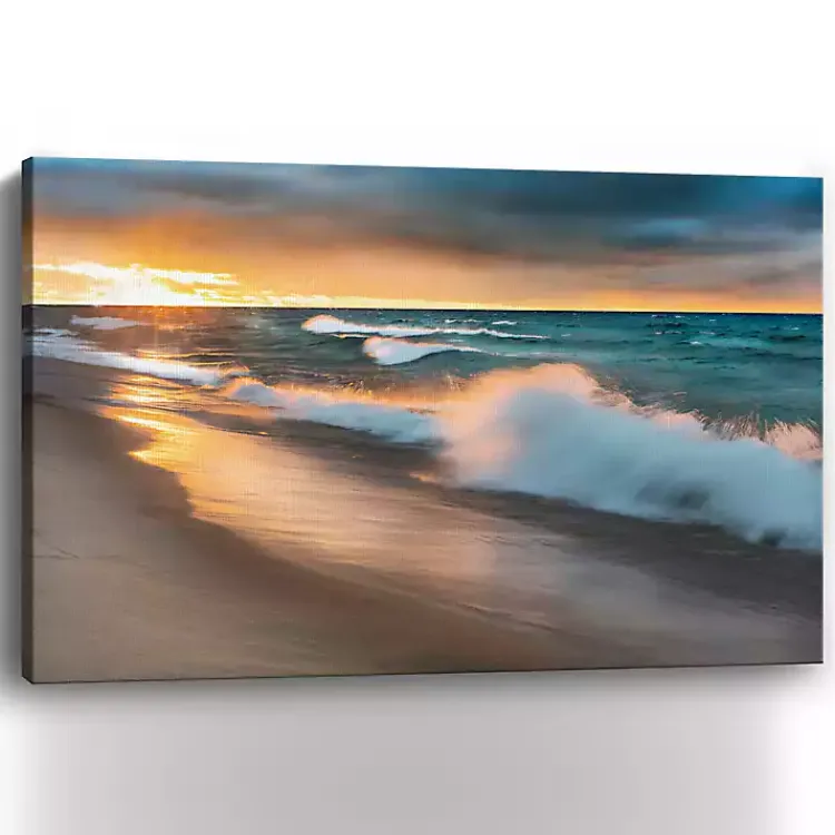 Kirklands Home Miners Beach Light Canvas Art Print, 60x40 in. Outlet