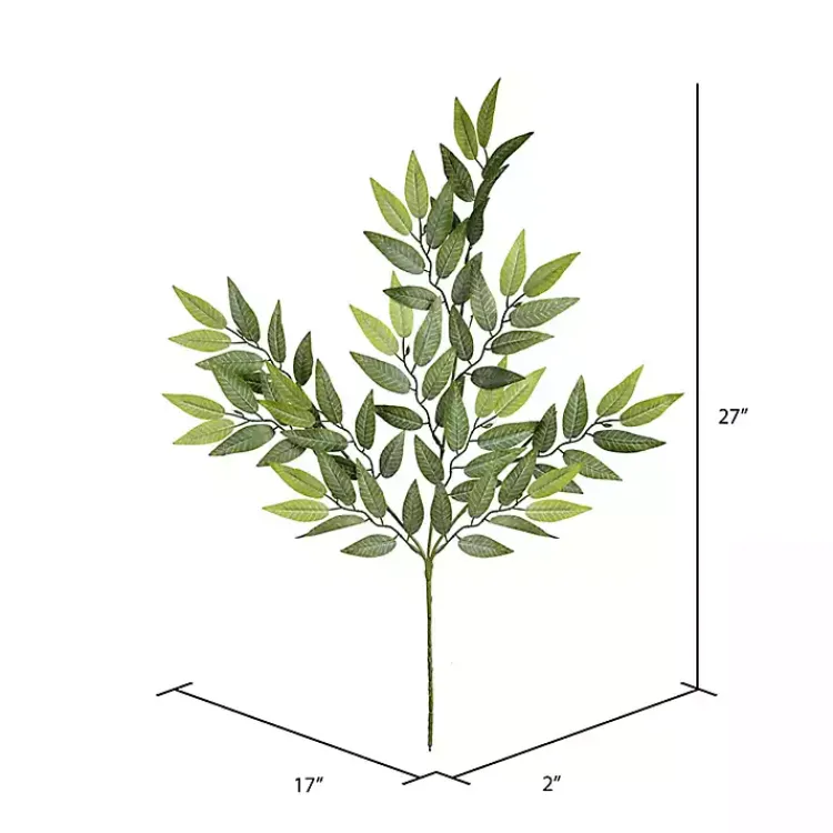 Stems & Bouquets>Kirklands Home Mini Leaves Sprays, Set of 6 Green