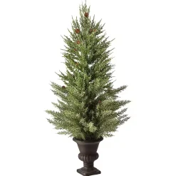 Christmas Arrangements & Garland>Kirklands Home Mini Spruce Tree in Urn Planter