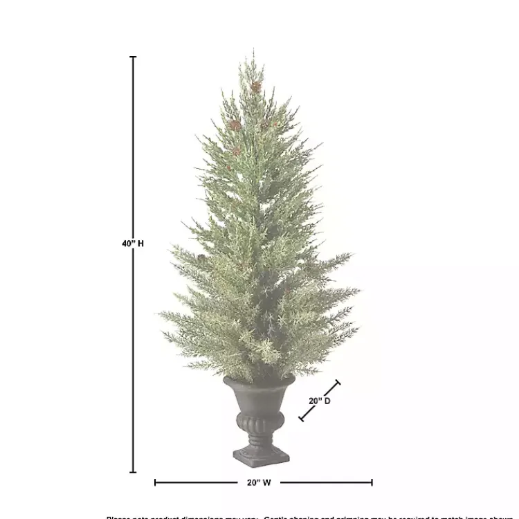 Christmas Arrangements & Garland>Kirklands Home Mini Spruce Tree in Urn Planter