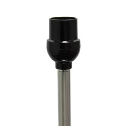 Kirklands Home Minimal Brushed Nickel Stem Floor Lamp White Discount