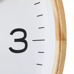 Kirklands Home Minimalist Wood Frame Wall Clock Discount
