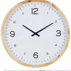 Kirklands Home Minimalist Wood Frame Wall Clock Discount