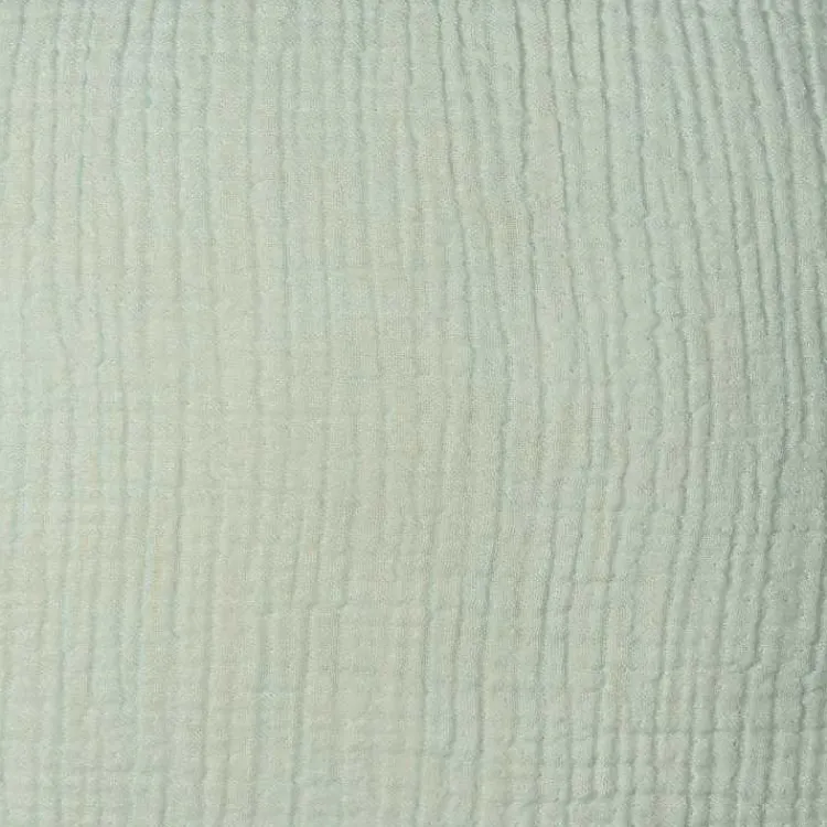 Pillows>Kirklands Home Mint Gauze Organic Fringe Throw Pillow Green