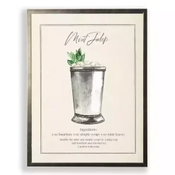 Kirklands Home Mint Julep Framed Art Print Green Sale