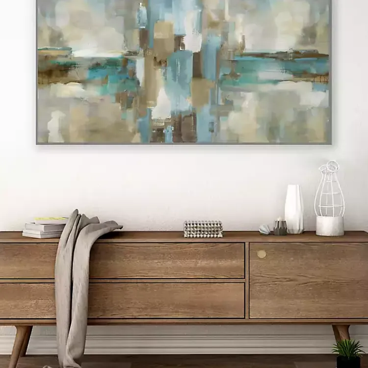 Kirklands Home Mirage Framed Canvas Art Print New