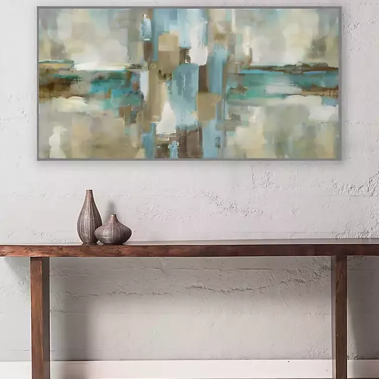 Kirklands Home Mirage Framed Canvas Art Print New