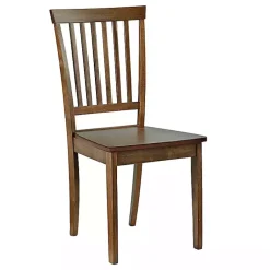 Kirklands Home Mission Dining Chair Brown Clearance