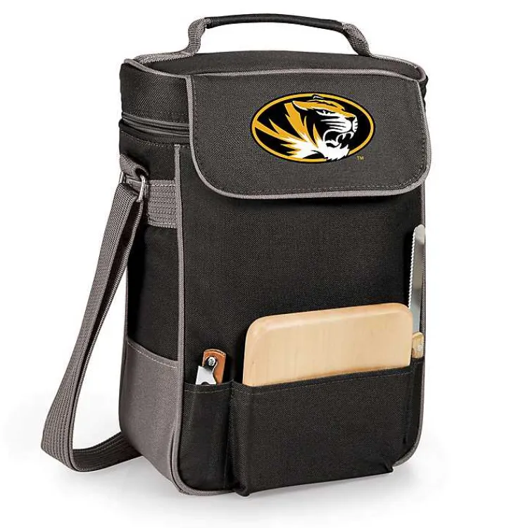 Kirklands Home Missouri Tigers Wine & Cheese Tote Black New