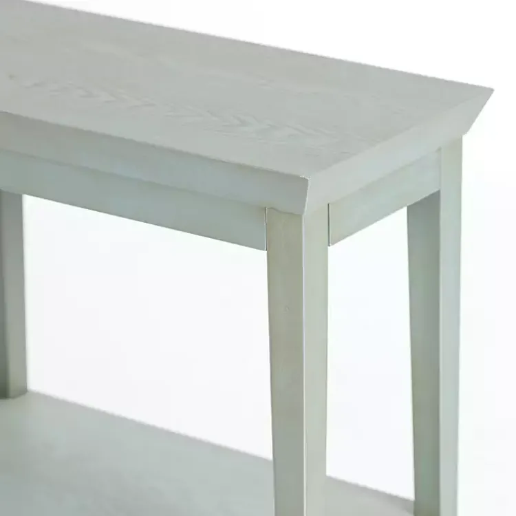 Kirklands Home Mist Wood Marlee Side Table Blue Online