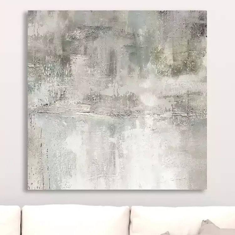 Kirklands Home Misty Lake Giclee Canvas Art Print, 30x30 in. Discount