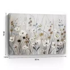 Kirklands Home Misty Meadow Field Canvas Art Print Gray