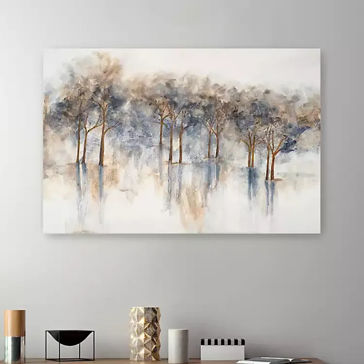 Kirklands Home Misty Woods I Abstract Canvas Art Print Clearance