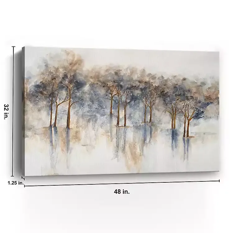 Kirklands Home Misty Woods I Abstract Canvas Art Print Clearance