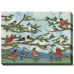 Kirklands Home Mixed Company Outside Canvas Art Print Best