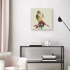 Kirklands Home Mixed Media Bird II Framed Canvas Art Print Outlet