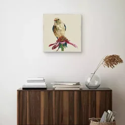 Kirklands Home Mixed Media Bird II Framed Canvas Art Print Outlet