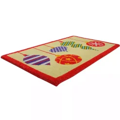 Outdoor Christmas Decorations>Kirklands Home Mixed Ornaments Christmas Doormat