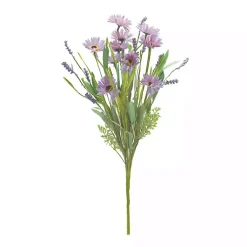 Stems & Bouquets>Kirklands Home Mixed Daisies Bushes, Set of 6 Purple