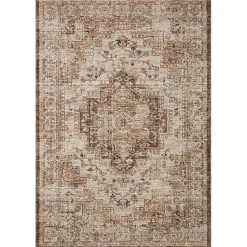 Kirklands Home Mocha and Cream Sorrento Area Rug, 7x10 Best