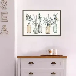 Kirklands Home Modern Farmhouse Floral Framed Canvas Art Print Discount