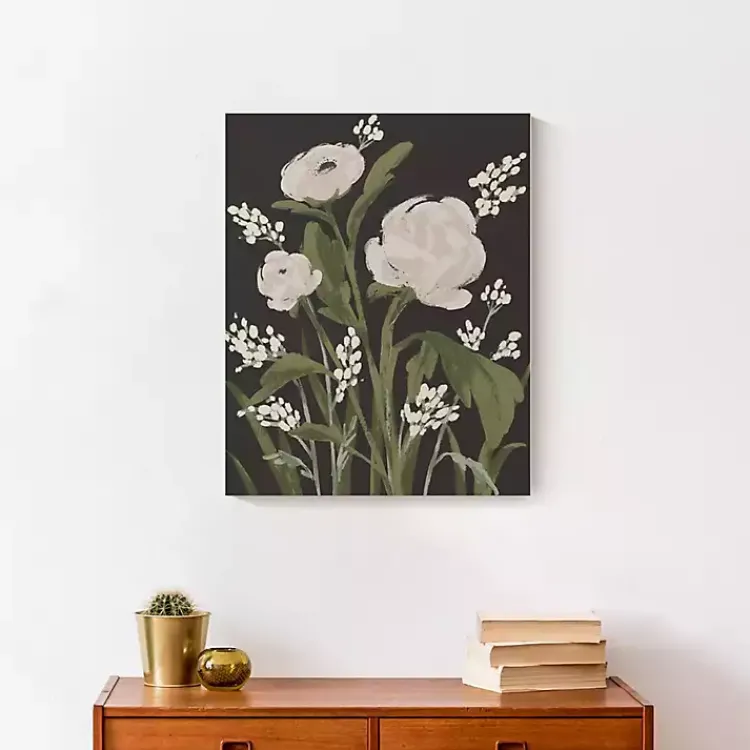 Kirklands Home Modern Farmhouse Floral II Canvas Art Print Clearance