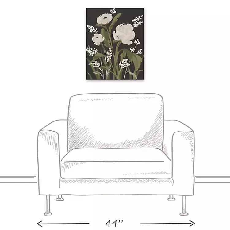 Kirklands Home Modern Farmhouse Floral II Canvas Art Print Clearance