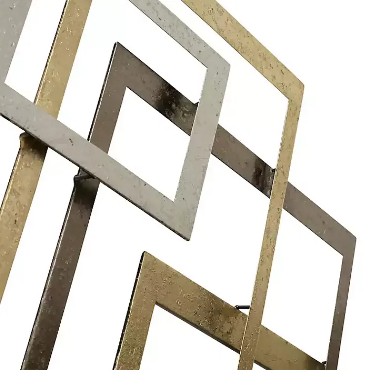 Kirklands Home Modern Glossy Squares Wall Sculpture Hot