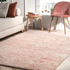 Kirklands Home Modern Hattie Area Rug, 5x8 Orange