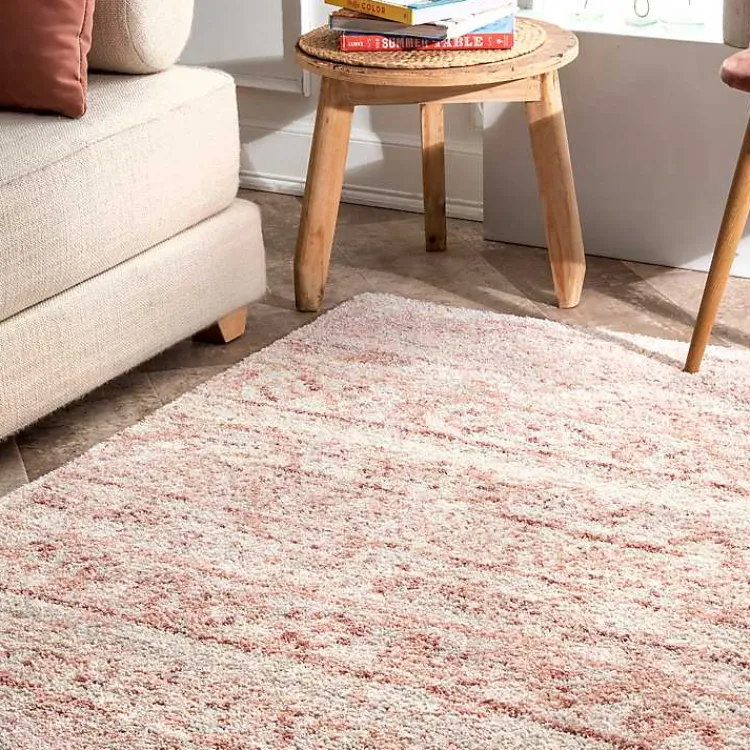 Kirklands Home Modern Hattie Area Rug, 5x8 Orange