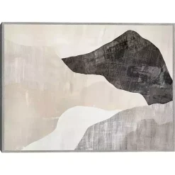 Kirklands Home Modern Landscape Framed Canvas Art Print Gray